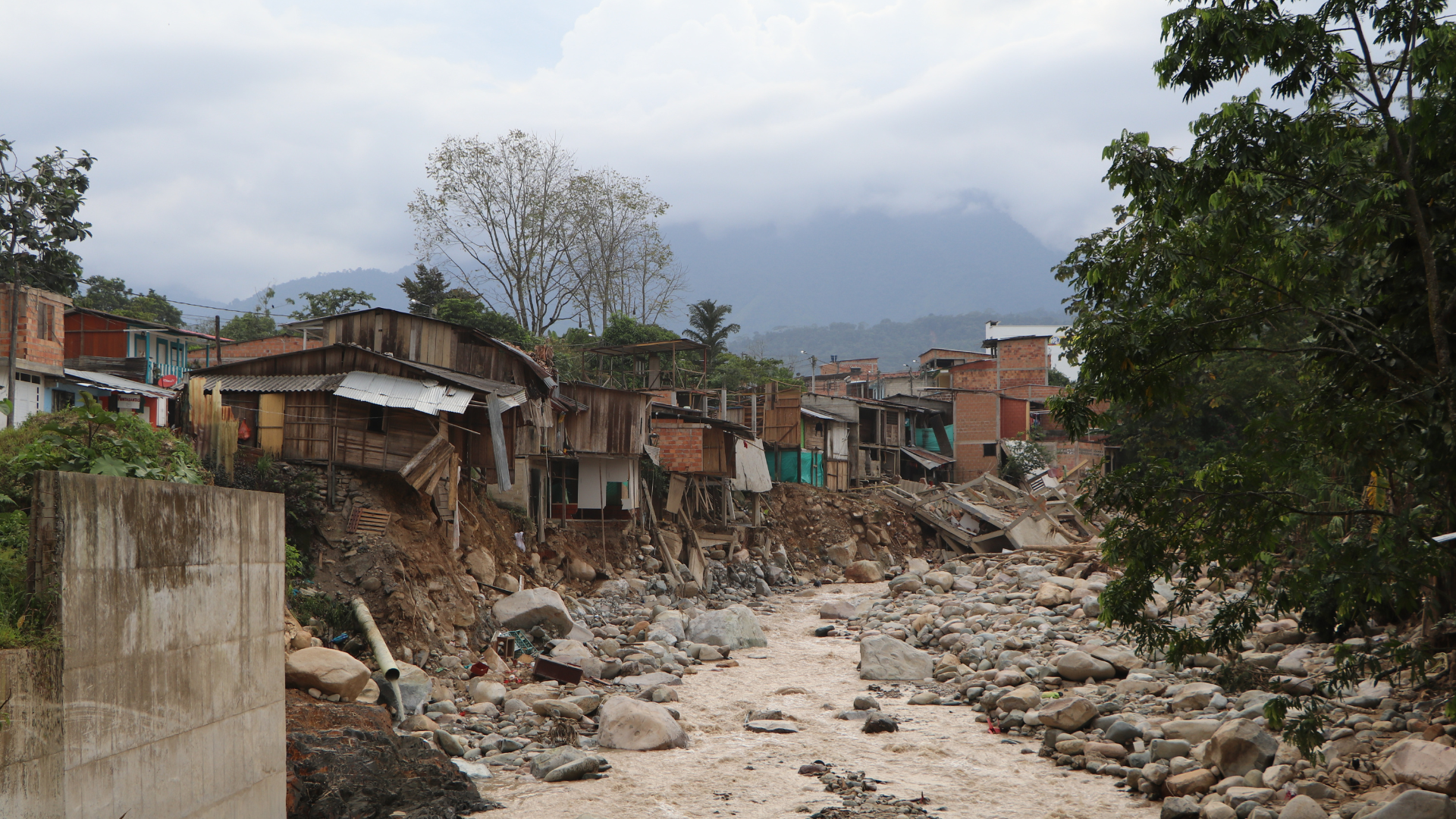 Avalancha en Colombia